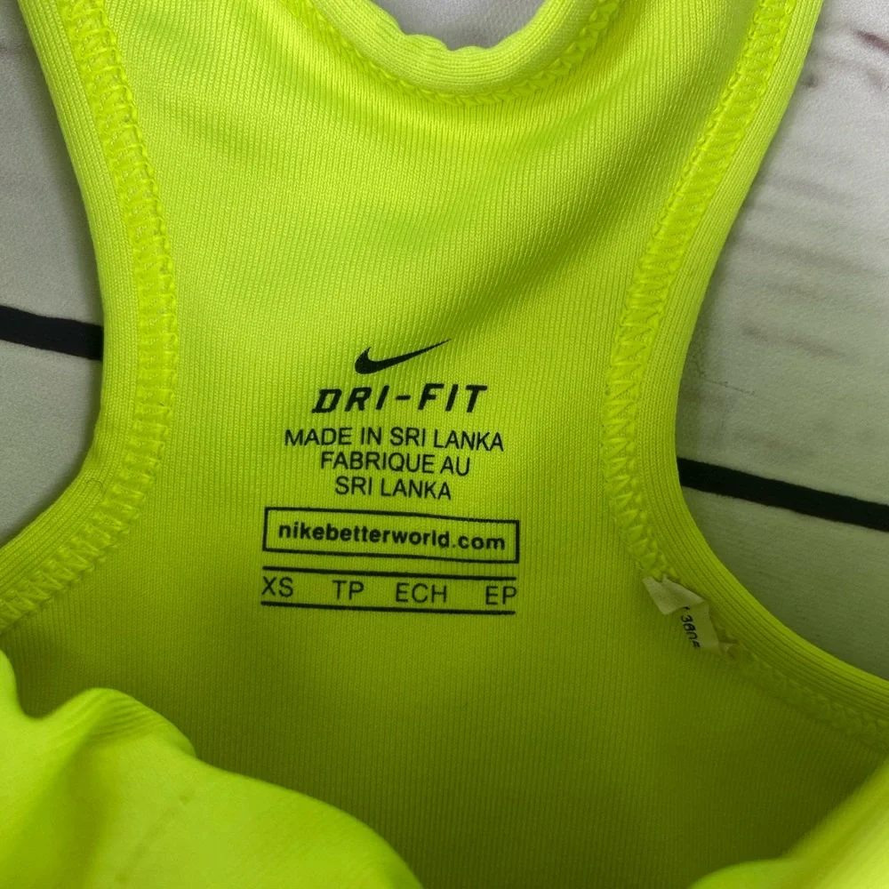 Nike‎ Neon Yellow Sports Bra
